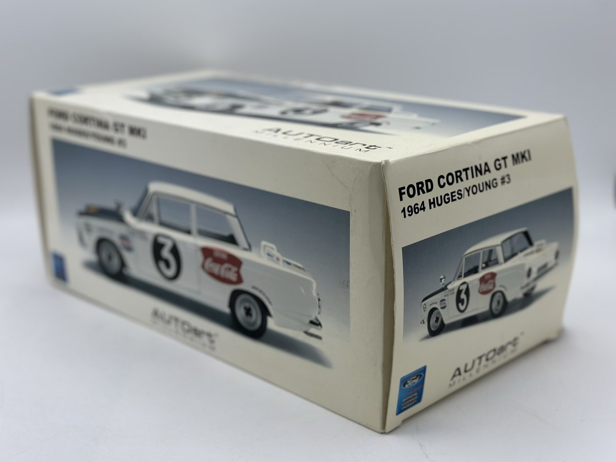 AUTOart 1:18 Scale Diecast Model - Ford Cortina GT MKI - 1964