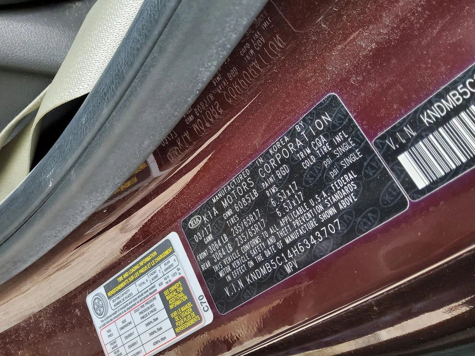 Conjunto de rack e pinhão usado serve: 2017 Kia Sedona Power Rack e pinhão hydrau - Imagem 3 de 4