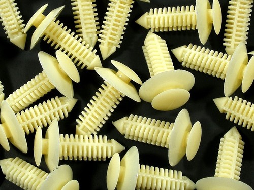 Ford Truck Door & Trim Panel Clips- Fits 5/16 Hole- 1 Long- 20 Clips- #114 - Foto 2