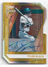 2021 Extra Edition Signatures Aspirations Die Cut Gold Tyler Black Auto 17/24