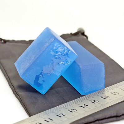 Baby Swiss Blue Nano Crystal Heat Resistant artificial lab Topaz raw Imitation