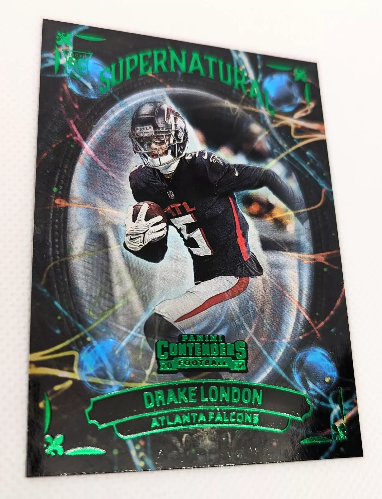 Drake London trading card