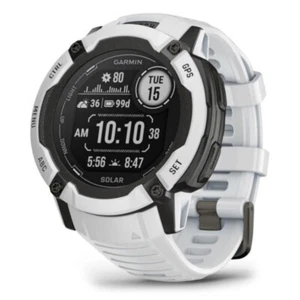 Garmin Instinct 2X Solar Rugged GPS Watch Whitestone 010-02805-14