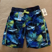 Boys New Swim trunks with Sharks size M