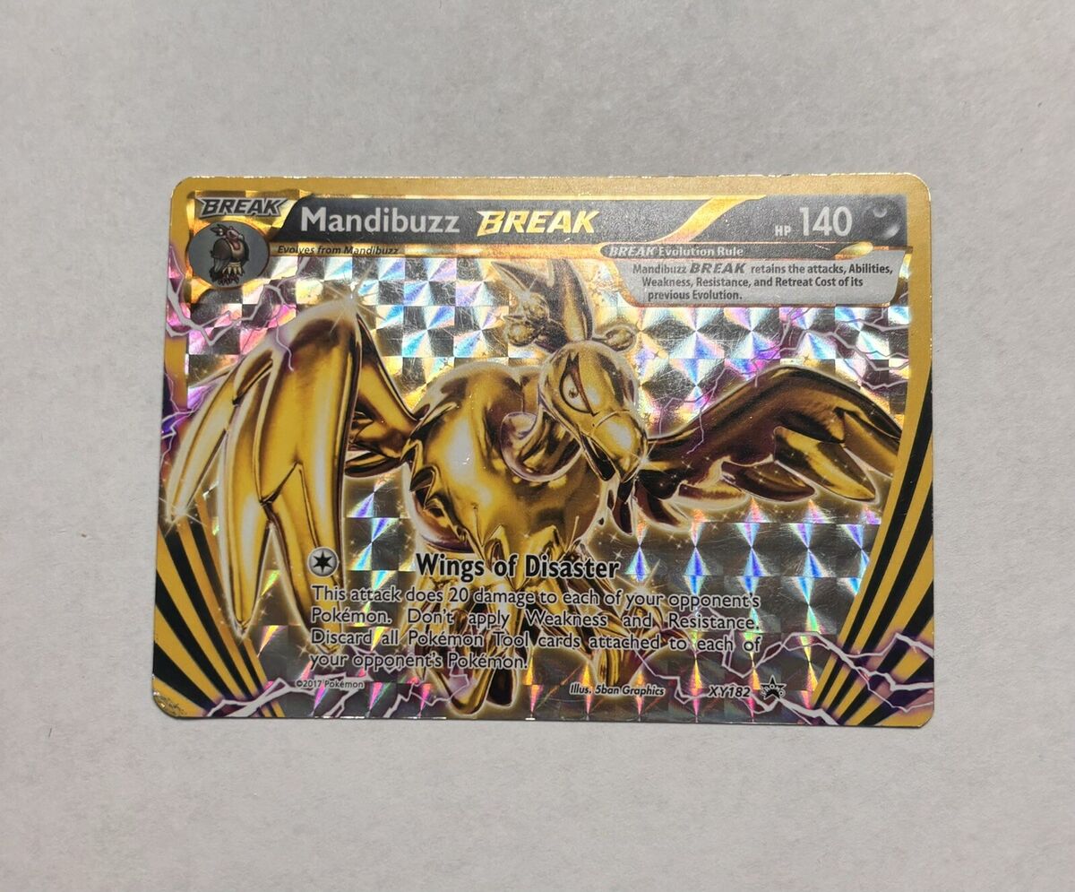 Mandibuzz BREAK XY182 Black Star Promo Ultra Rare Pokémon Mandibuzz BREAK XY182 Black Star Promo Ultra Rare Pokémon