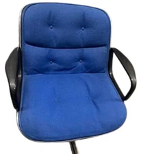1970's Royal Blue MCM Knoll Pollock Office Chair