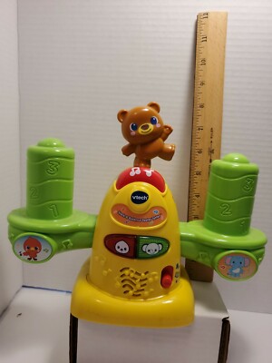 Vtech Stack & Balance Teeter Totter Used Works No Rings - Z