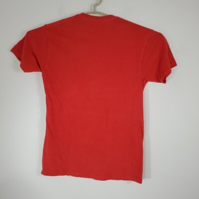 【OLD STUSSY】logo print long tee 90s red STUSSY Red Burgundy Small Long Sleeve Logo T Shirt Spellout