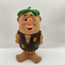 Vintage 1960 Barney Rubble Flinstones Hanna Barbera 10" Vinyl Figure Cartoon