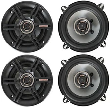 (4) Crunch CS525CX 5.25" Car Audio 2-Way Speakers 250 Watts Max 5 1/4" Inch