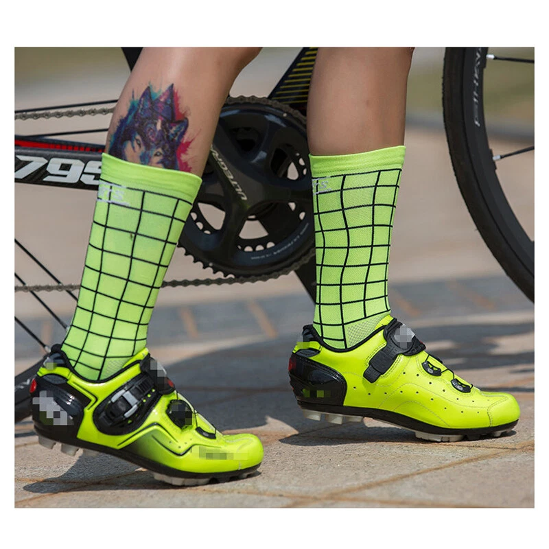 Meias de ciclismo de estrada masculinas femininas para andar de bicicleta esportes tornozelo XC BMX MTB - Imagem 4 de 4