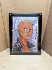 Marvel Magnetic 5"x7" Trading Card Holder Display Case Wall Mount Fits Toploader