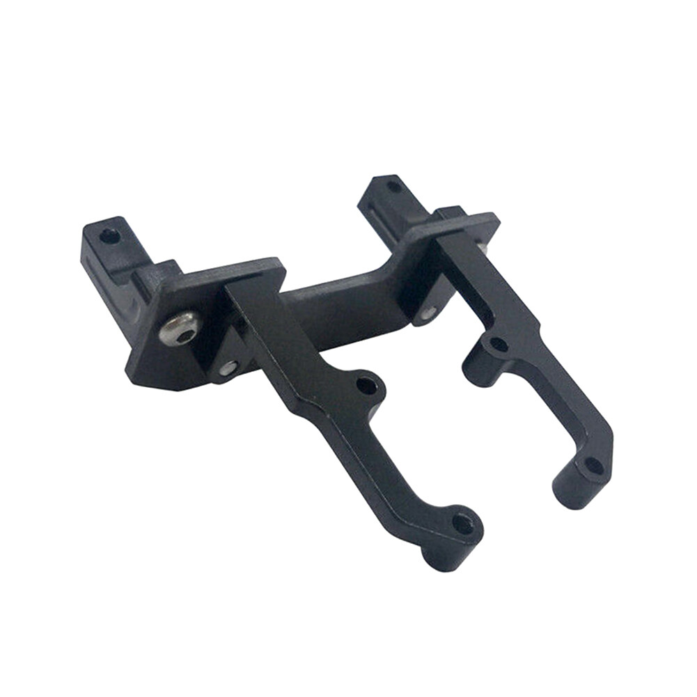 Metal Servo Mount Bracket For 1/10 RC Crawler Cars - Fits Axial SCX10 II 90046 90047, Black