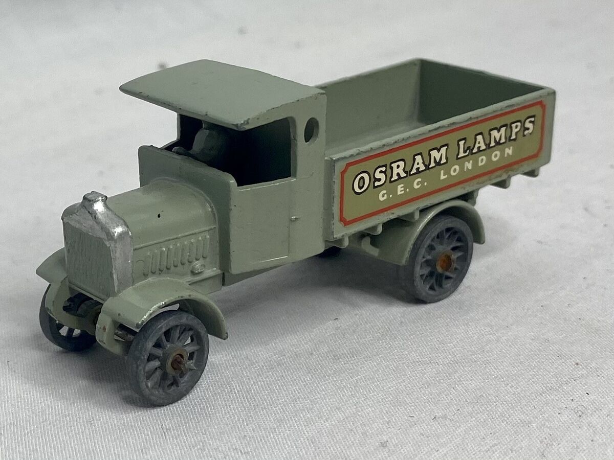 Lesney Matchbox Yesteryear #6 OSRAM LAMPS 1916 DARK GREY AEC Lesney Matchbox Yesteryear #6 OSRAM LAMPS 1916 DARK GREY AEC