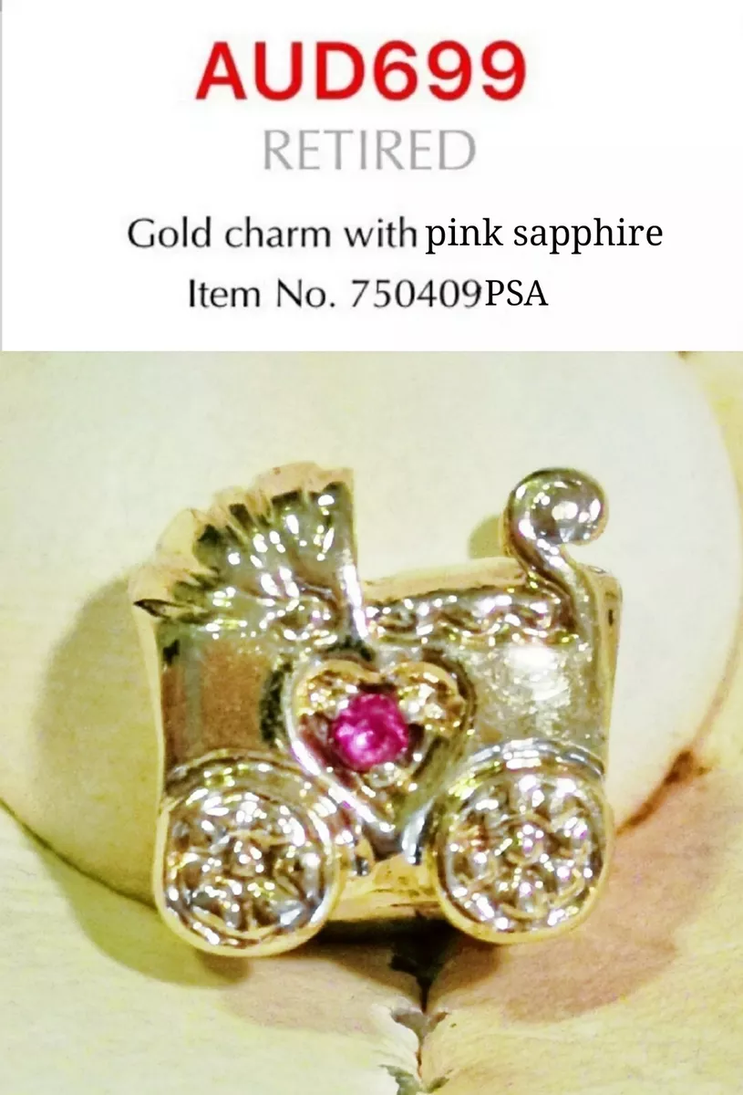 Sapphire pandora shop charm