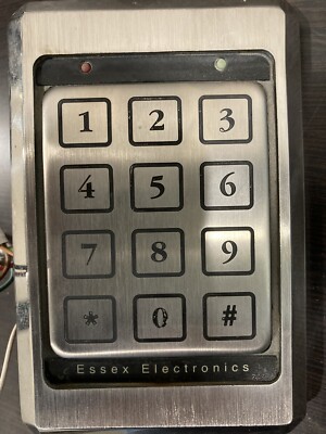Essex Electronics Keypad KTP-163-SN-8 BIT WORD | eBay