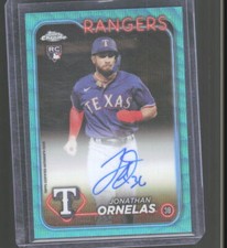 2024 Topps Chrome #RA-JO Jonathan Ornelas #/199 Texas Rangers Auto