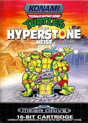 Teenage Mutant Ninja Turtles The Hyperstone Heist - Mega Drive Videospiel OVP