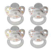 NUK Neutral Pacifiers Value Pack Pack of 4 Pacifiers 