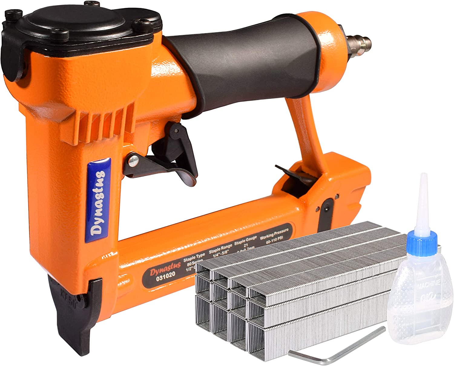 Fine Wire Staple Gun Drives Only 21 Gauge Staples with 1/2Inch Crown