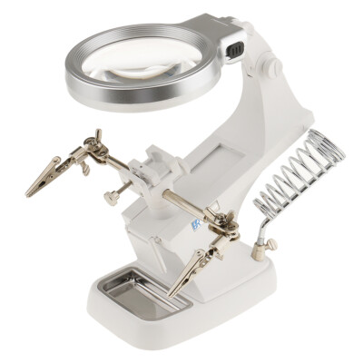 Helfer-Hand Mit Lupe & LED-Beleuchtung - Dein Assistent Für Lötarbeiten Und Feinarbeiten