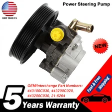 Power Steering Pump with Pulley for 2000-2006 Toyota Tundra 2001-07 Sequoia 4.7L