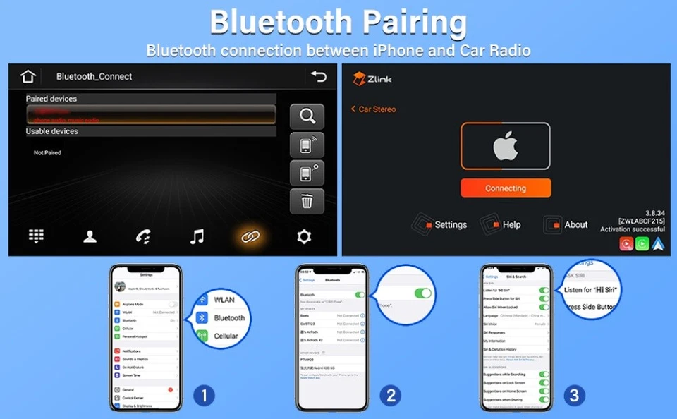 Radio de coche Android 13 Carplay para Nissan Teana Altima 2008-2012 GPS Navi Player Foto 4 de 4