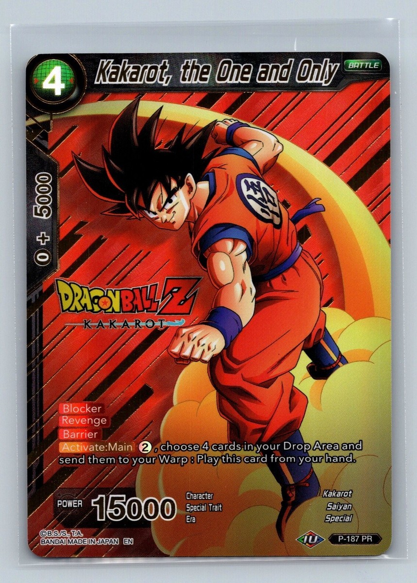 Dragon Ball Super CCG Kakarot, the One and Only P-187 PR