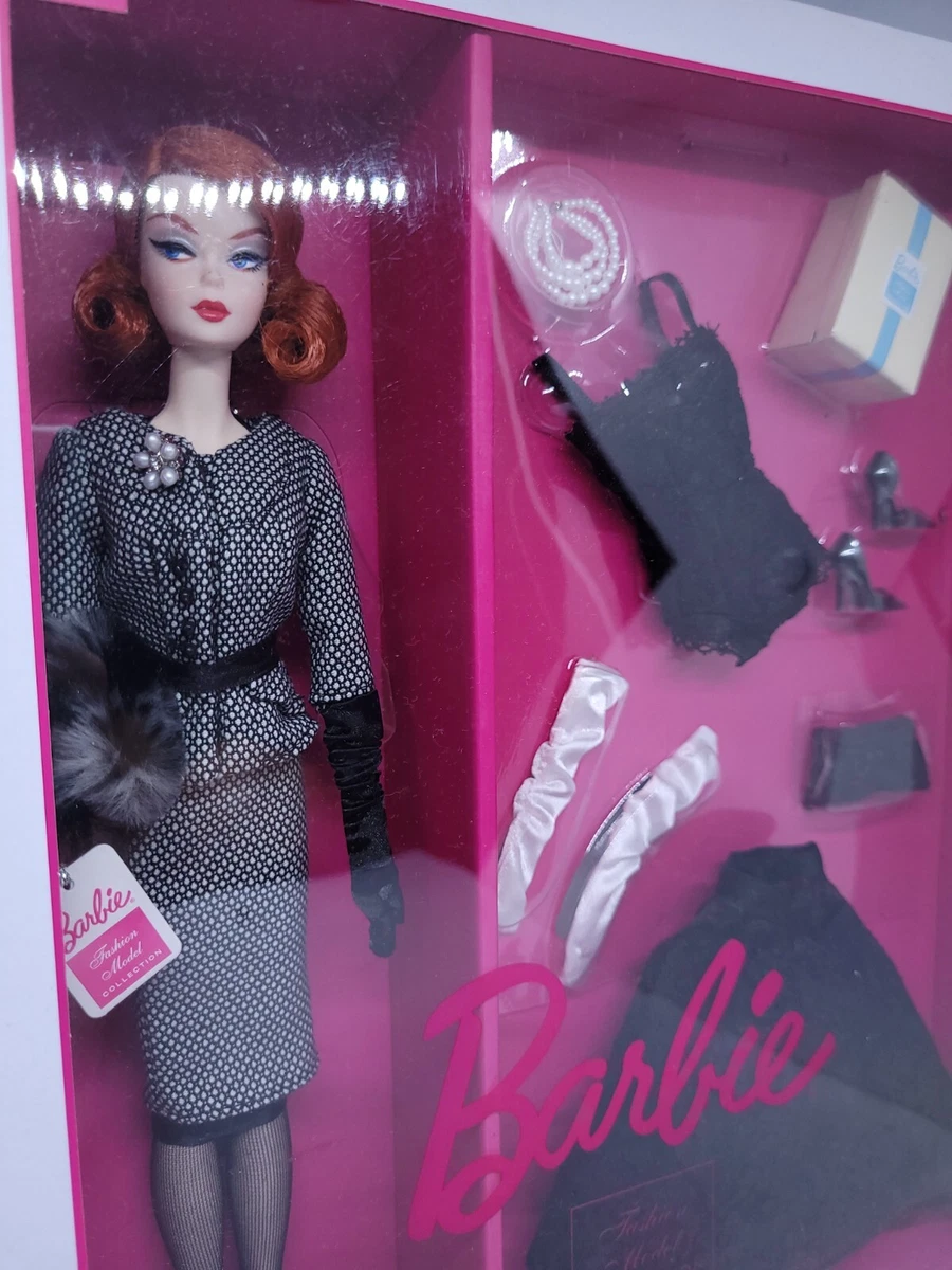 FREE SHIPPING Barbie Silkstone Gift Set The Best Look Doll NEW Extra Outfit