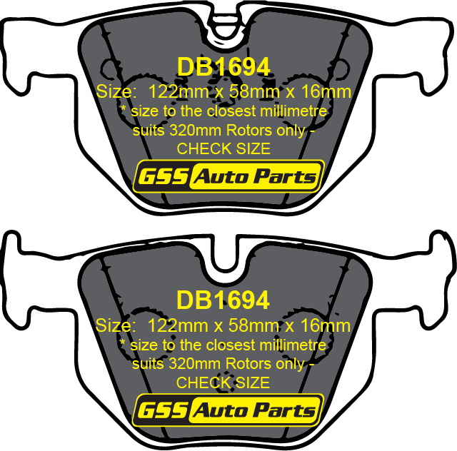 DBA Rear Street Performance Brake Pads | Pontiac GTO (04-06) (DB1332SP)