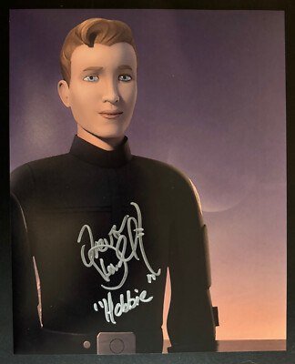 Trevor Devall Hobbie  Star Wars Rebels Signed Auto 8x10 Photo RACC