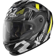 CASCO MOTO INTEGRALE X-LITE X-903 ULTRA CARBON CREEK N-COM 036 GIALLO