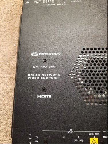 Crestron DM-NVX-360 -- ENCODEUR/DÉCODEUR RÉSEAU AV-OVER-IP 4K 60 HDR - Photo 2 sur 7