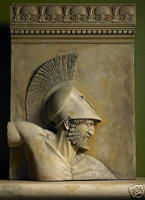combate Sentirse mal Una efectiva Aquiles Troyano Guerrero Griego Relieve Pared Arte Placa Piedra Escultura  Hogar Decoración | eBay