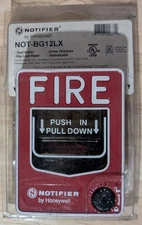 Notifier NOT-BG12LX Manual Pull Station (MISSING KEY) - SAME DAY SHIPPING