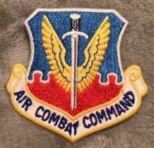 US Air Force Air Combat Command ACC Insignia Badge Patch Full Color V3