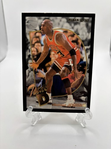 Michael Jordan #5 1992 Fleer Total D card
