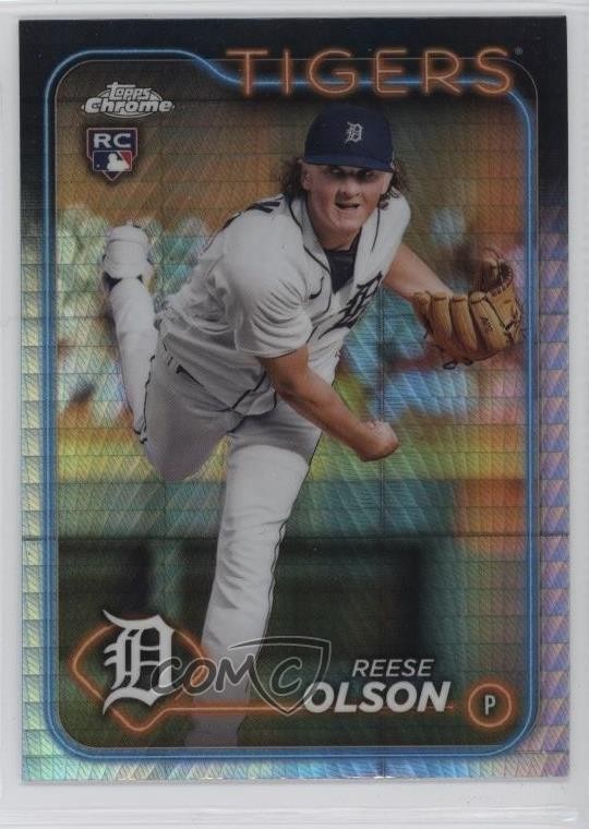 2024 Topps Chrome Prism Refractor Reese Olson #40 6u5