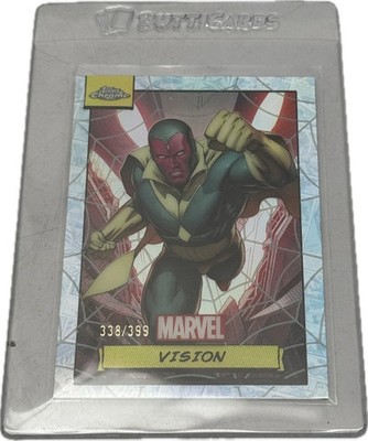 2024 Topps Chrome Marvel Vision Spider-Web Refractor /399 #240