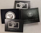 2023 US Mint Proof American Liberty Silver Medal, 1 Ounce,  With OGP & BOTH COAs