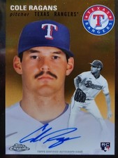 2023 Topps Chrome Platinum Anniversary Cole Ragans AUTO AUTOGRAPH 🔥 Rookie RC