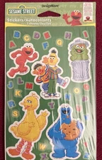 2007 Sesame Street Stickers - American Greetings Designware NEW - 2 sheets/pack