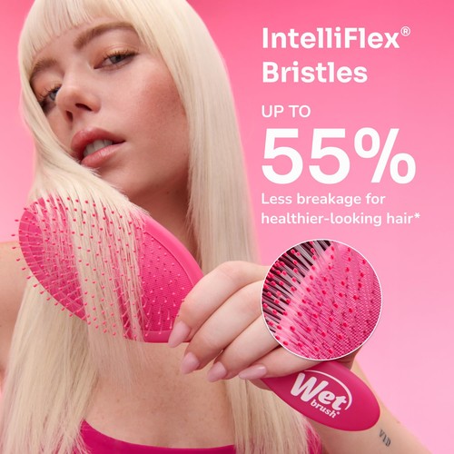 Wet Brush Original Detangler Hair Brush, Black Frost - Ultra-Soft IntelliFlex - Picture 6 of 9