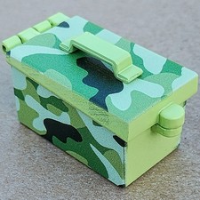 Snag the Tag 3D Ammo Can Geocoin - Spring Green - Activated, Adoptable - TBAVEQM