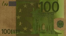 🇪🇺 EUROPEAN UNION 100 EUR Euro Gold Banknote Bill Money Fantasy Novelty Gift