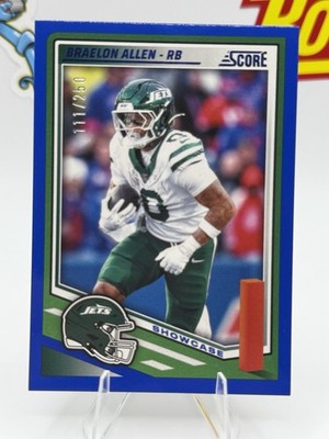 2025 Score Braelon Allen Blue 111/250 Jets #273