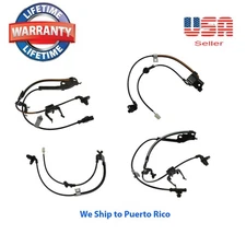 4 ABS Wheel Speed Sensor Front & Rear R & L Fit: Toyota Venza 2009 to 2016 AWD