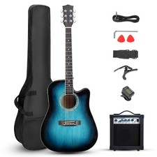 Ktaxon 41" Acoustic Guitar With Gig Bag,Amplifier,Tuner, Strings for Beginner
