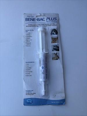 PetAg Bene-Bac Plus Pet Gel - Digestive Support for Dogs, Cats, Exotic Mammals