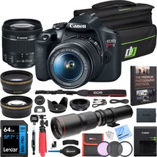 Canon T7 EOS Rebel DSLR Camera EF-S 18-55mm I...